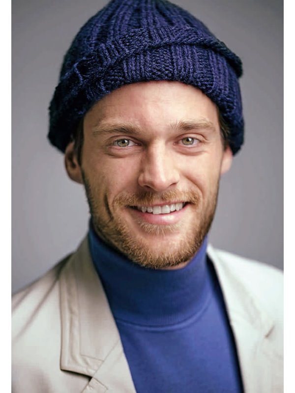 HERRENMÜTZE IM RIPPENMUSTER Alta Moda Alpaca von Lana Grossa