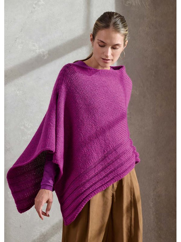 PONCHO Cool Merino Big von Lana Grossa