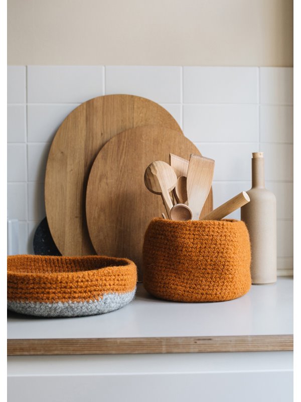 Lana Grossa ZWEIFARBIGE FILZSCHALE Feltro