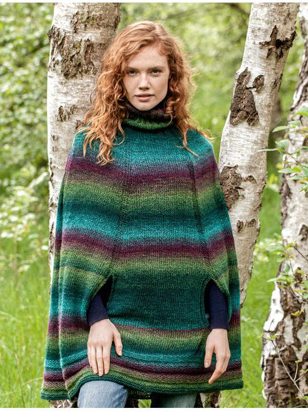 PONCHO Gomitolo Versione von Lana Grossa