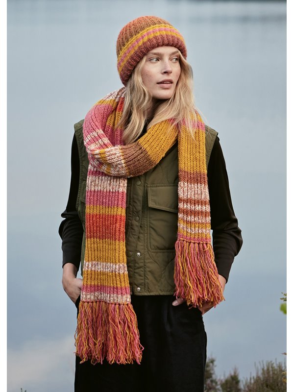 Lana Grossa PATENTSCHAL Gomitolo Tosca & Cool Merino Print