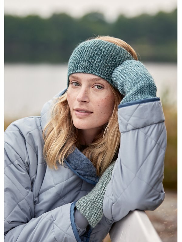 1 KNÄUEL SET: STIRNBAND & HANDSTULPEN Gomitolo Alpaca von Lana Grossa