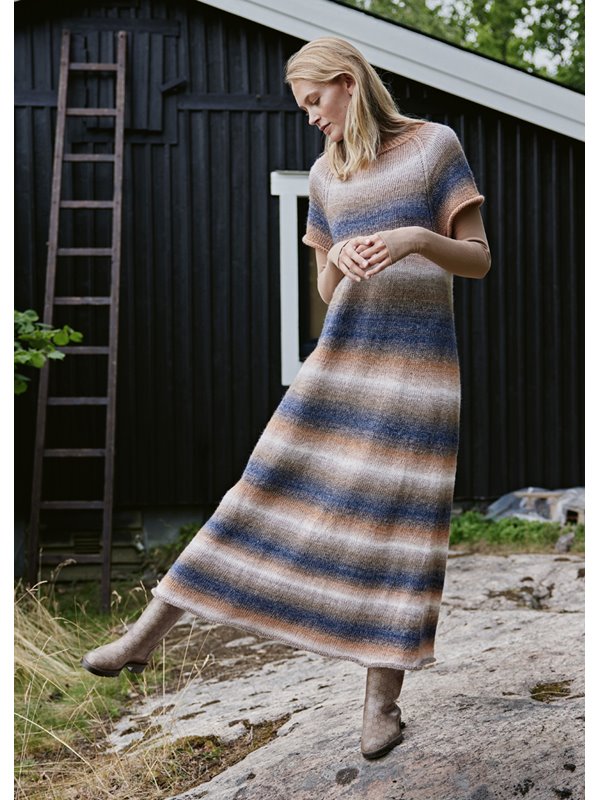 WADENLANGES KLEID Gomitolo Versione von Lana Grossa