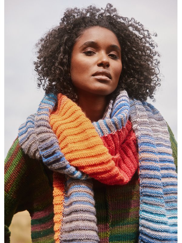 Lana Grossa STOLA Gomitolo Pablo & Gomitolo Dipinto