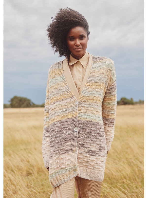 Lana Grossa JACKE IM WEBMUSTER Gomitolo Dipinto & Bella