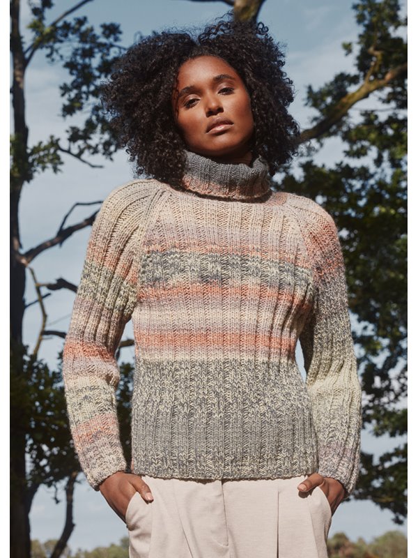 RIPPEN-RAGLAN Gomitolo Dipinto von Lana Grossa