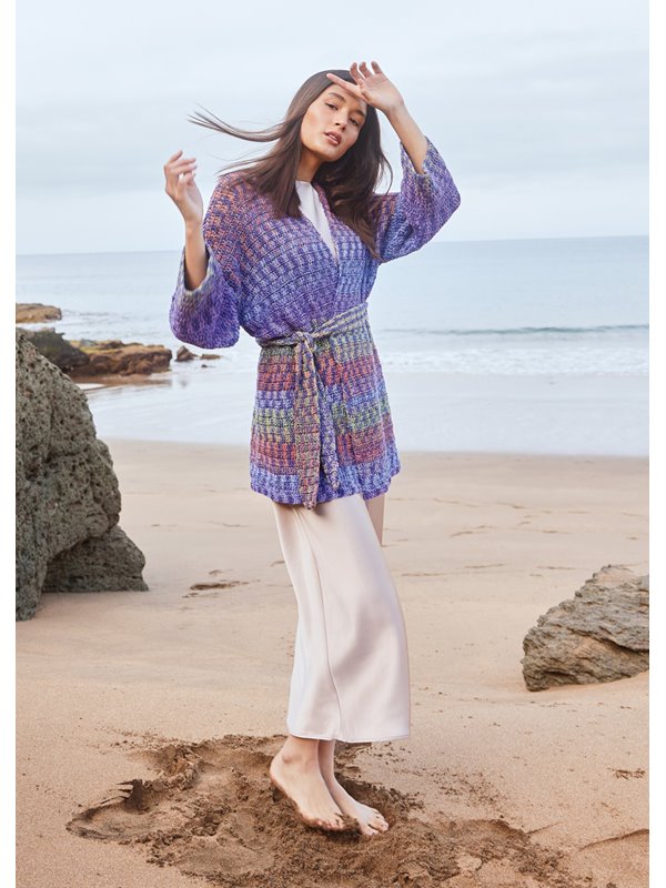 HÄKELJACKE Gomitolo Baleno von Lana Grossa