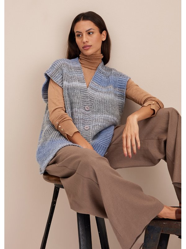 Lana Grossa WESTE IM HALBPATENT Gomitolo Fusione