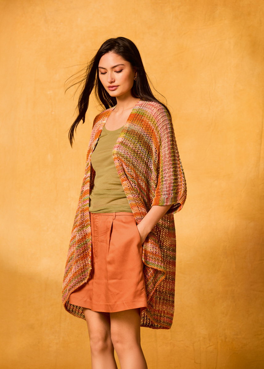 KURZARMJACKE Gomitolo Alga von Lana Grossa