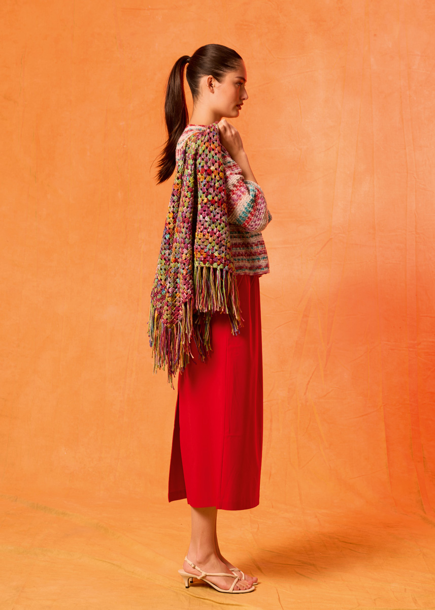 HÄKEL-DREIECKSTUCH Cotonella von Lana Grossa