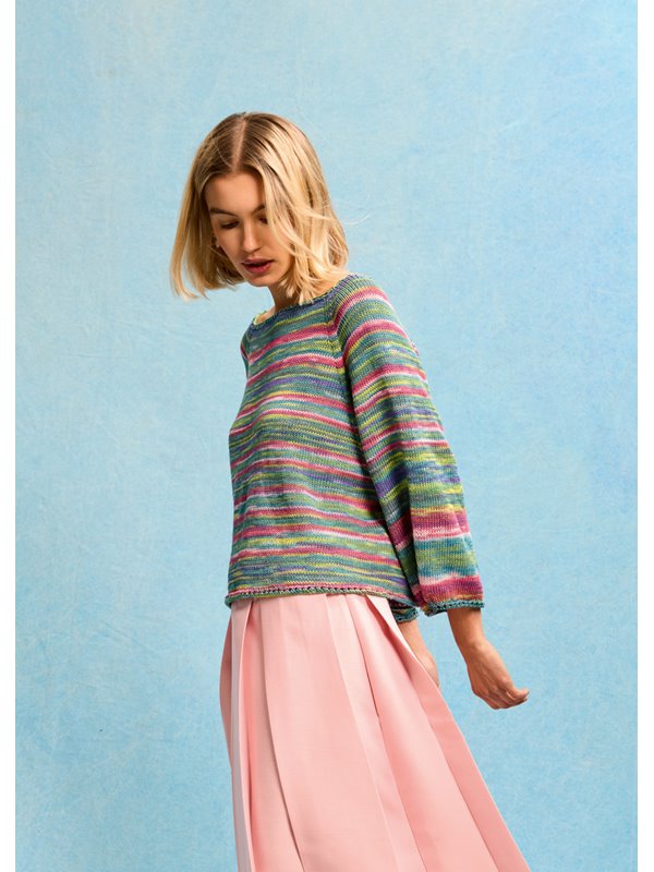 Lana Grossa TOP-DOWN-RAGLAN-PULLOVER Gomitolo Alga