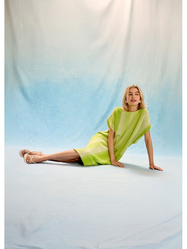 Lana Grossa KLEID QUER GESTRICKT Gomitolo Tono