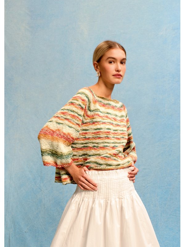 Lana Grossa TOP-DOWN-RAGLAN-PULLOVER Gomitolo California