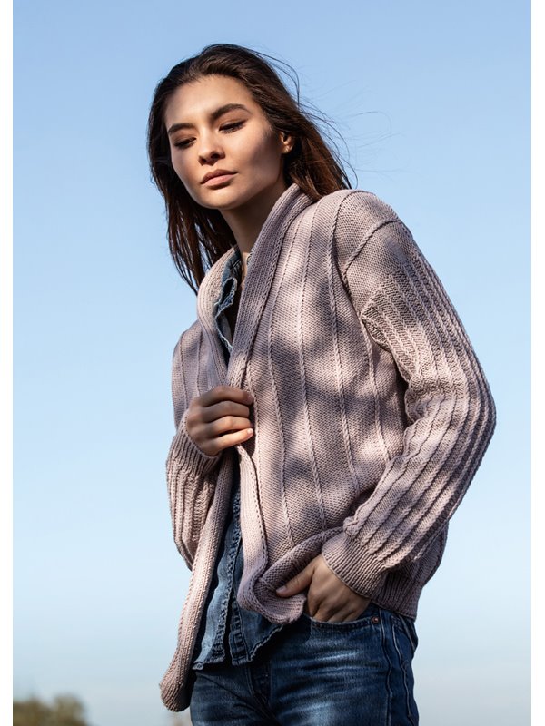 JACKE COOL WOOL Big Melange (GOTS) von Lana Grossa
