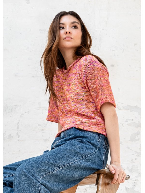 PULLOVER Ecopuno Hand-dyed von Lana Grossa