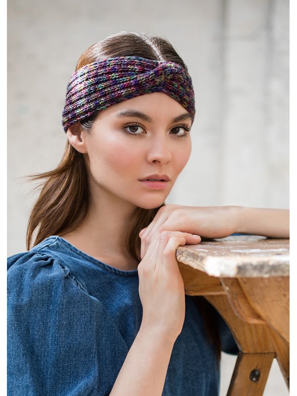 STIRNBAND Cool Wool Big Hand-dyed von Lana Grossa