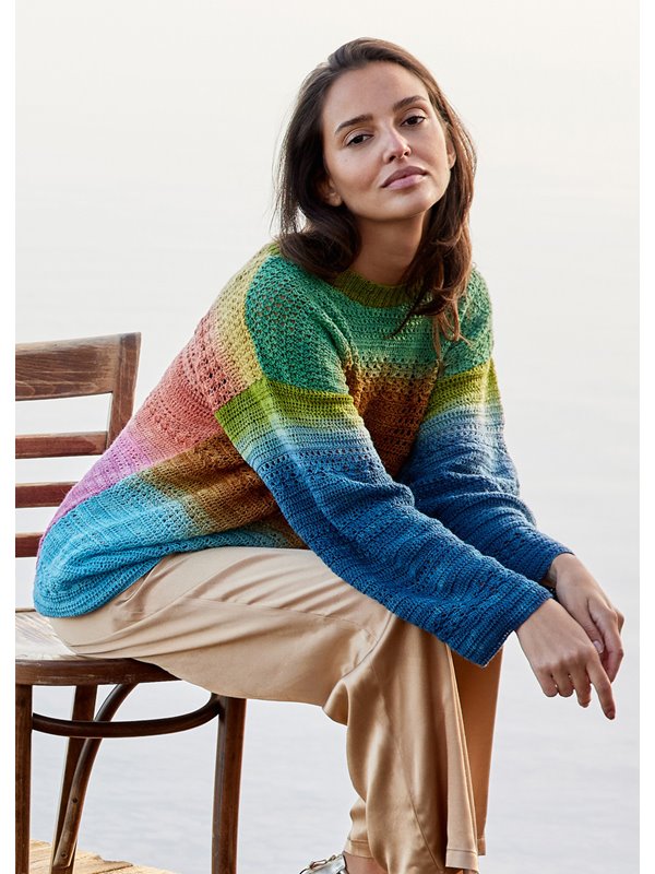 PULLOVER Cool Wool Lace Hand-dyed von Lana Grossa