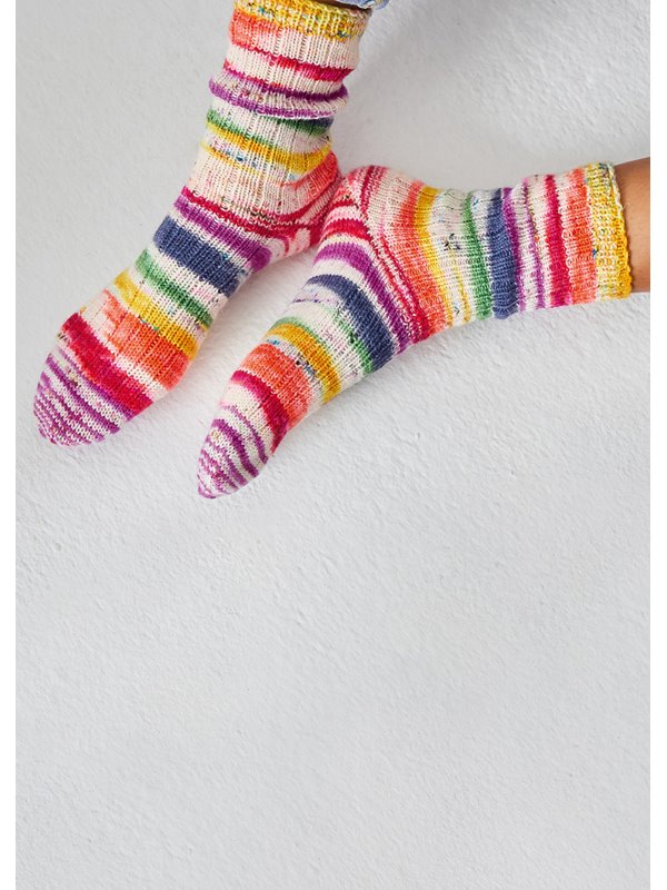 SOCKEN Meilenweit 100g Merino Hand-dyed von Lana Grossa
