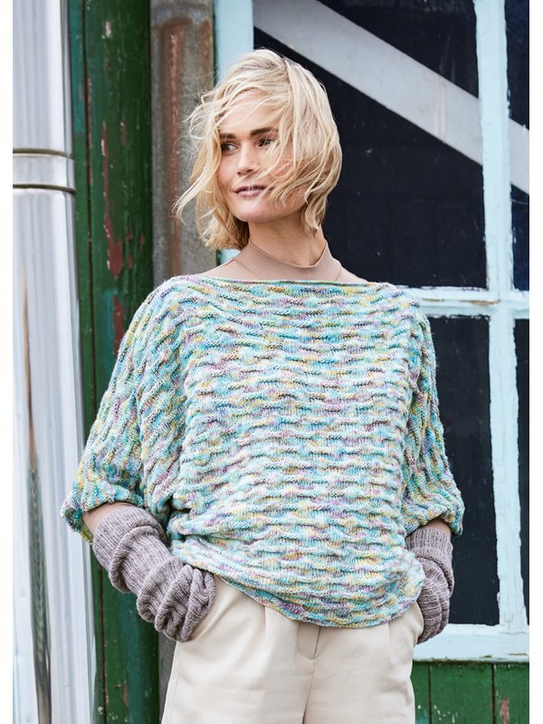 PULLOVER MIT STULPEN Ecopuno Hand-dyed & Ecopuno von Lana Grossa