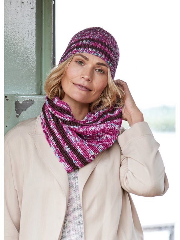 MÜTZE Cool Wool Hand-dyed & Cool Wool von Lana Grossa