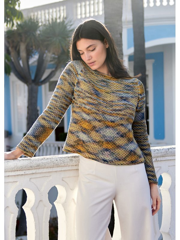 PULLOVER Pima Fine hand-dyed von Lana Grossa