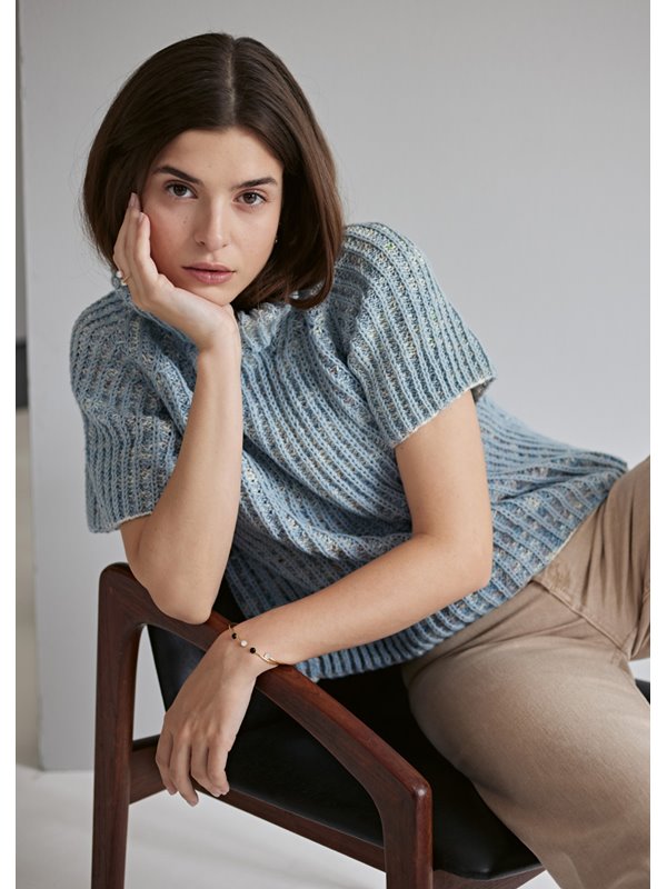 Lana Grossa RIPPENPULLOVER Cool Wool & Cool Wool hand-dyed
