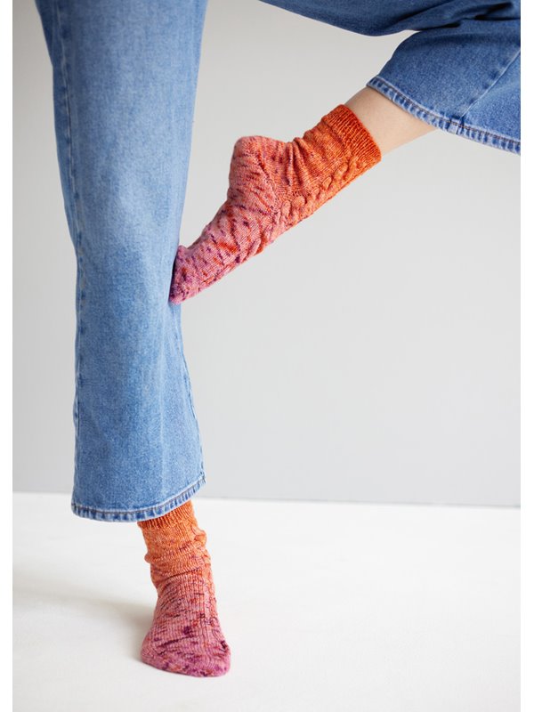SOCKEN Meilenweit 50 g Merino Jam hand-dyed von Lana Grossa