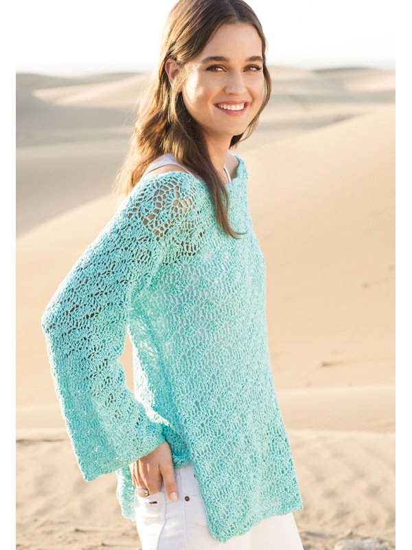 Lana Grossa PULLI IM MUSCHELMUSTER Cotone