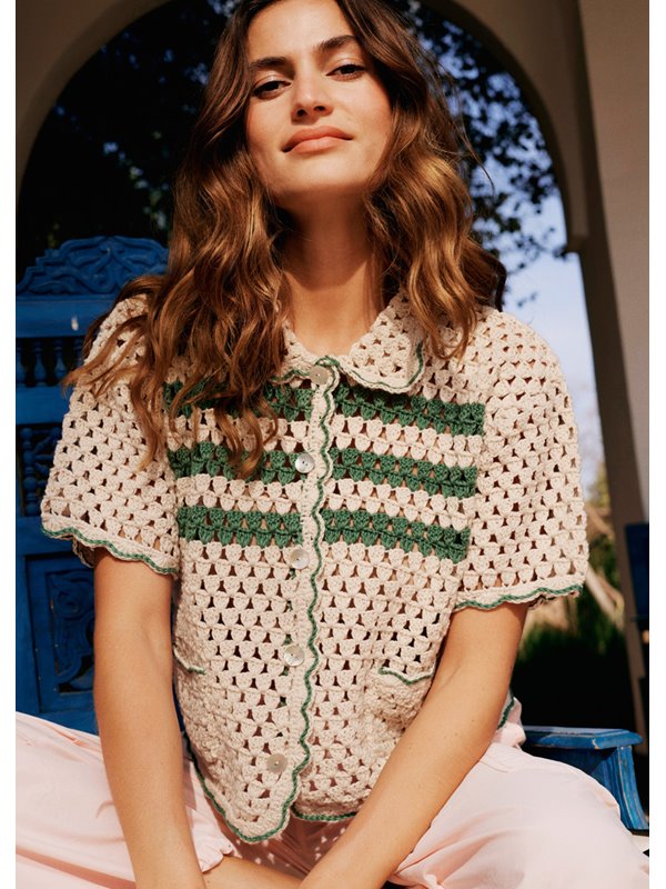 POLO-HEMD Landlust Baumwolle von Lana Grossa