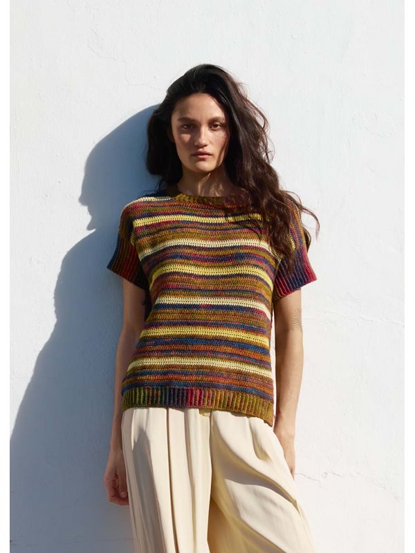 PULLI IN HALBEN STÄBCHEN Gianna & Solo Lino von Lana Grossa