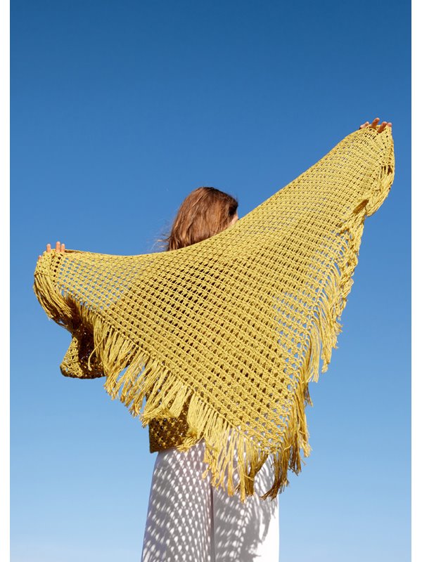 Lana Grossa DREIECKSTUCH IM STÄBCHEN-LOCHMUSTER Diversa