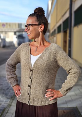 3pcs Set Frauen Winter Mode Wolle Fell Weich Pelzig Lenkrad