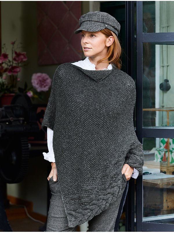 PONCHO Landlust Merino 120 von Lana Grossa