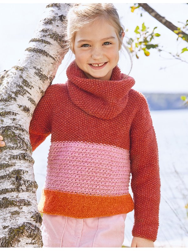 Lana Grossa KINDERPULLOVER & LOOP Landlust Merino 180