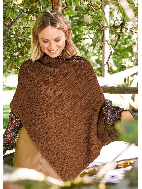 PONCHO Landlust Merino 180 von Lana Grossa