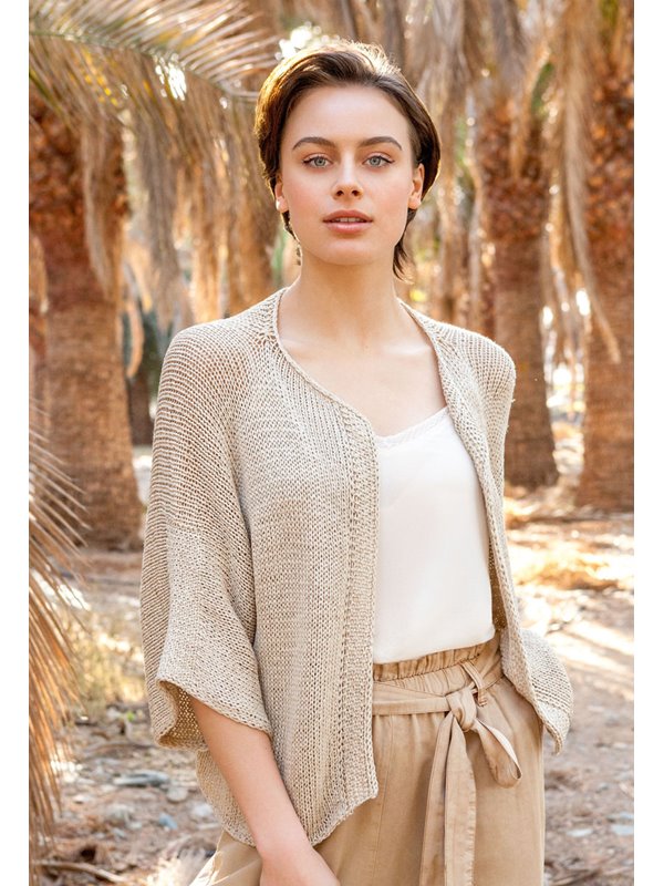 JACKE Solo Lino Melange von Lana Grossa