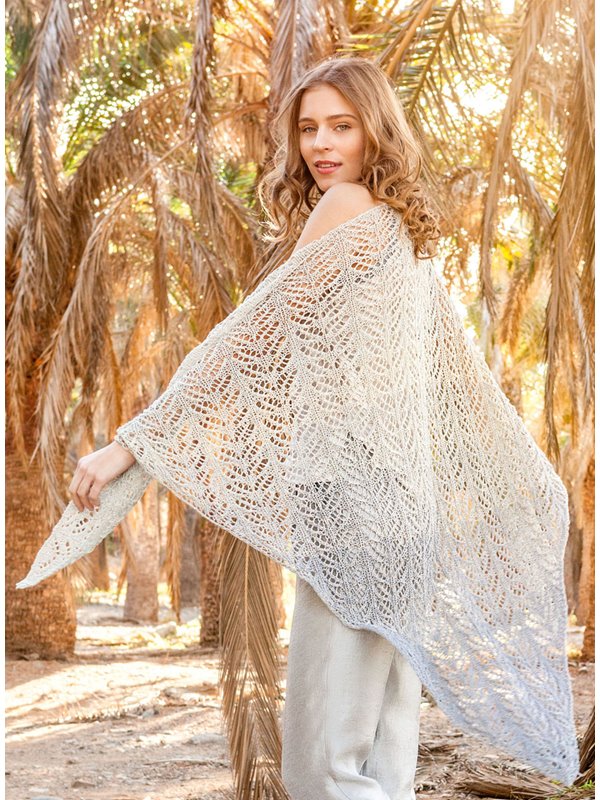 DREIECKTUCH Shades of Cotton Linen von Lana Grossa