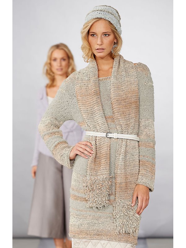 LONGPULLOVER Roma Degradé/Gallina von Lana Grossa