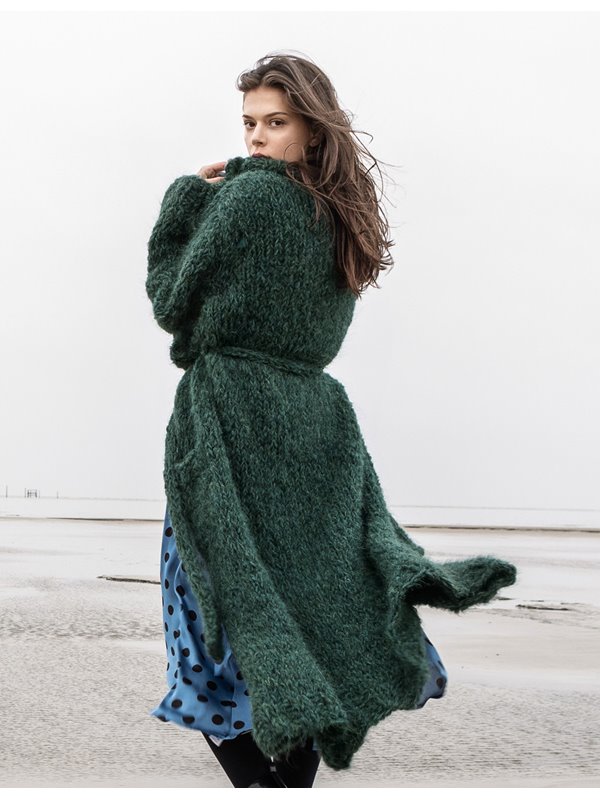 MANTEL Lala Berlin Furry von Lana Grossa