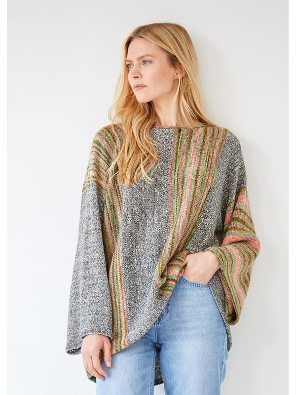 PULLOVER Alta Moda Cotolana Print & Alessia von Lana Grossa