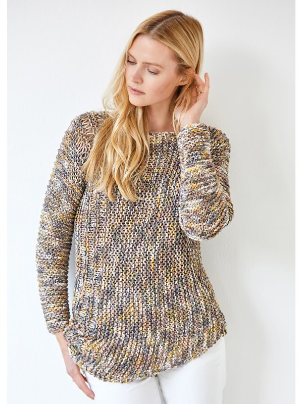 PULLOVER About Berlin Bulky Print von Lana Grossa