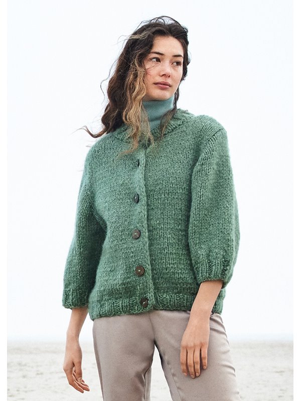 JACKE MIT 3/4 ÄRMEL Alpaca Moda von Lana Grossa