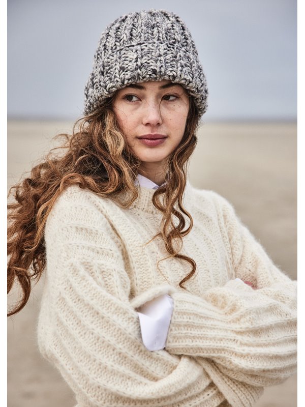 PATENTMÜTZE Cool Merino Print von Lana Grossa