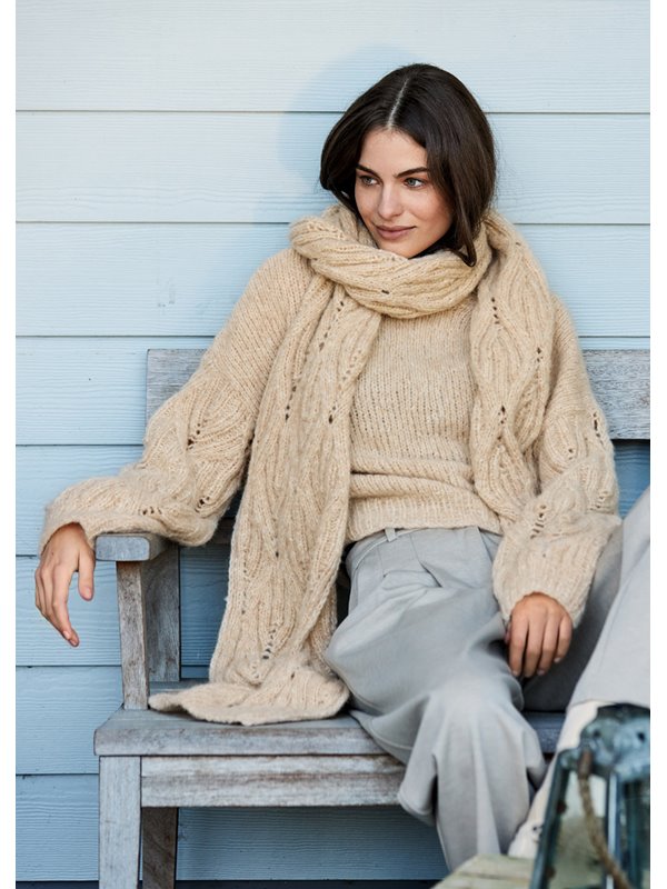 SCHAL IM RAUTENLOCHMUSTER Alpaca Moda von Lana Grossa