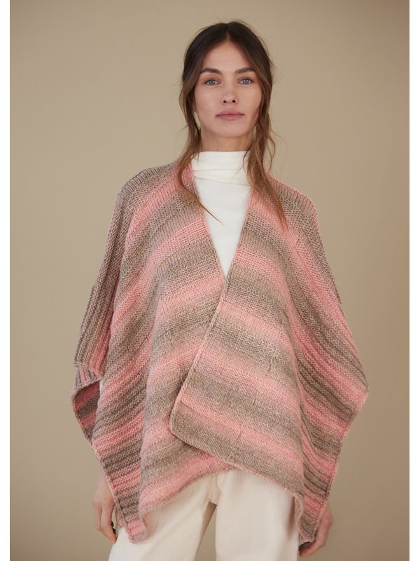 PONCHO Cool Merino Dégradé von Lana Grossa
