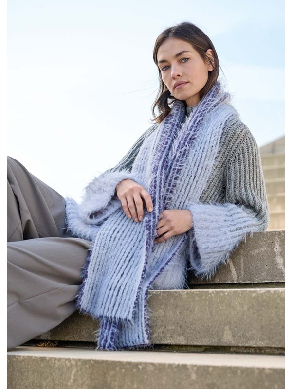 BRIOCHE-SCHAL Basta & Cool Merino von Lana Grossa