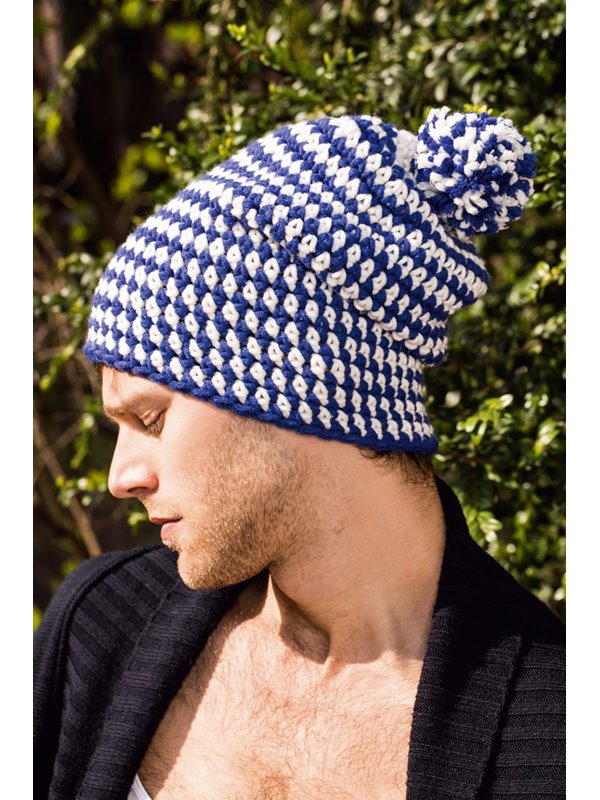 Lana Grossa LONGBEANIE IN FESTEN MASCHEN Mille II