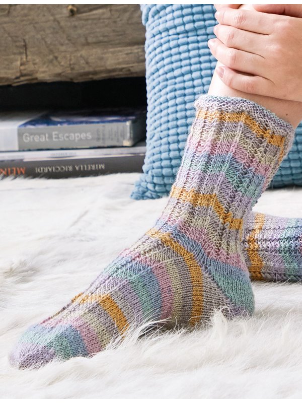 SOCKEN Meilenweit 100g Glamy von Lana Grossa