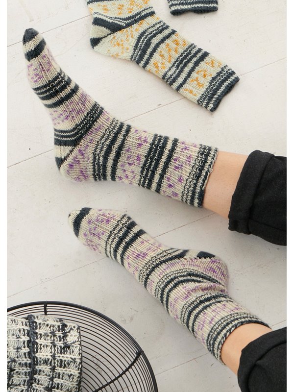 SOCKEN About Berlin Meilenweit 6-ply Cashmere von Lana Grossa