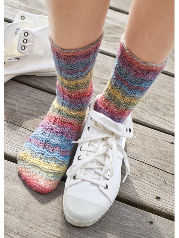 SOCKEN Meilenweit 100g Soja Lago von Lana Grossa